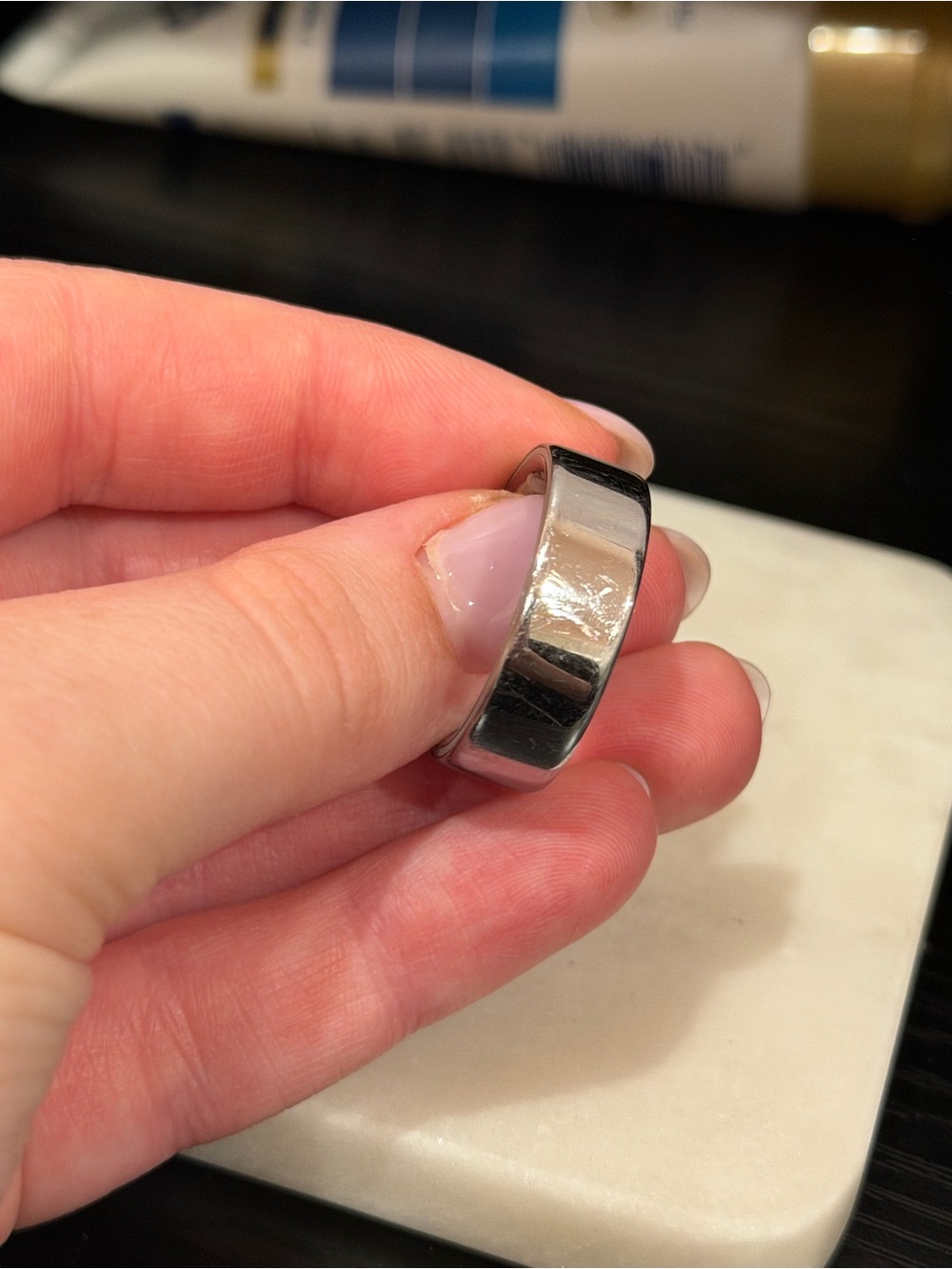 Oura ring 4 - size 10 - silver - Picture 5 of 5